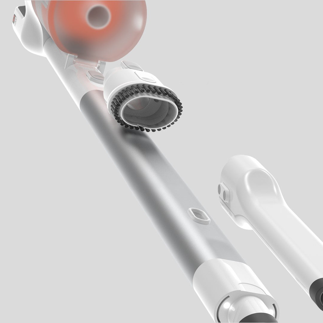2-In-1 Cordless Vacuum - Stick and Handheld Combo zoomed in on gray background